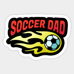 Soccer Dad Sports Fan Father Football Men Sticker